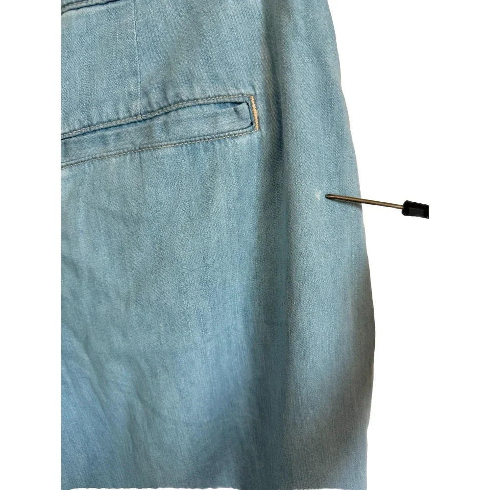 NWOT L'Agence Elowyn High Rise Crop Palazzo Pant Jeans Wide Leg Size 25 NWOT - Picture 3 of 5